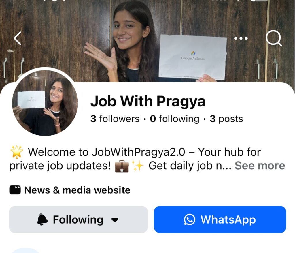 JobWithPragya.com FB