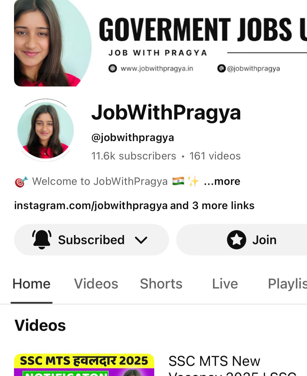 JobWithPragya Government