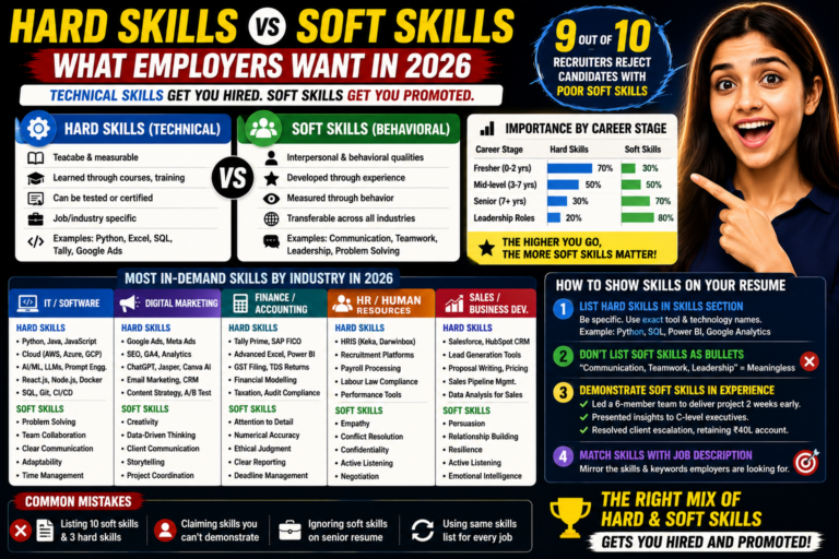 Hard Skills vs Soft Skills — What Employers Want in 2026