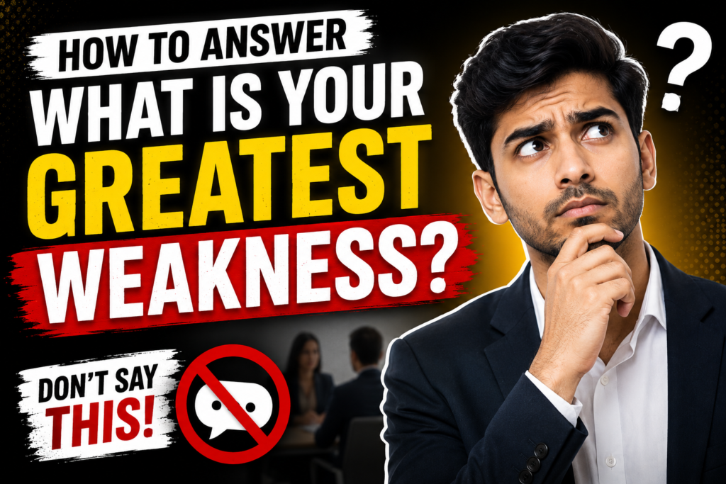 How to Answer What Is Your Greatest Weakness