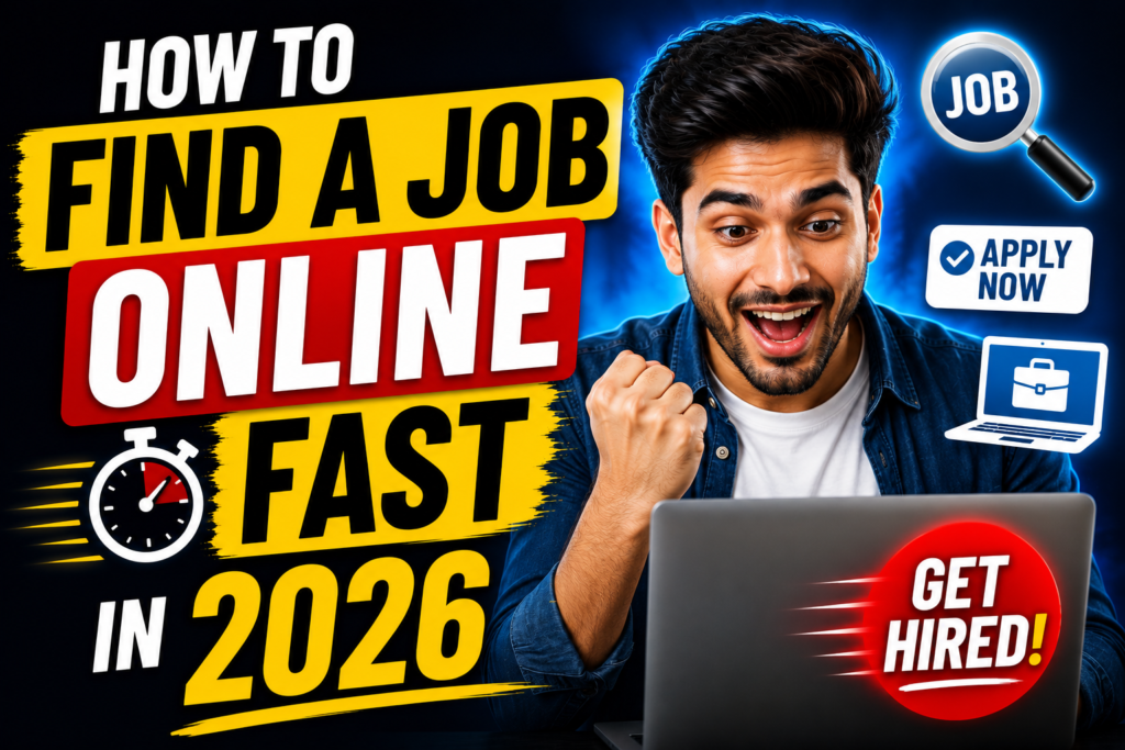 How to Find a Job Online Fast in 2026