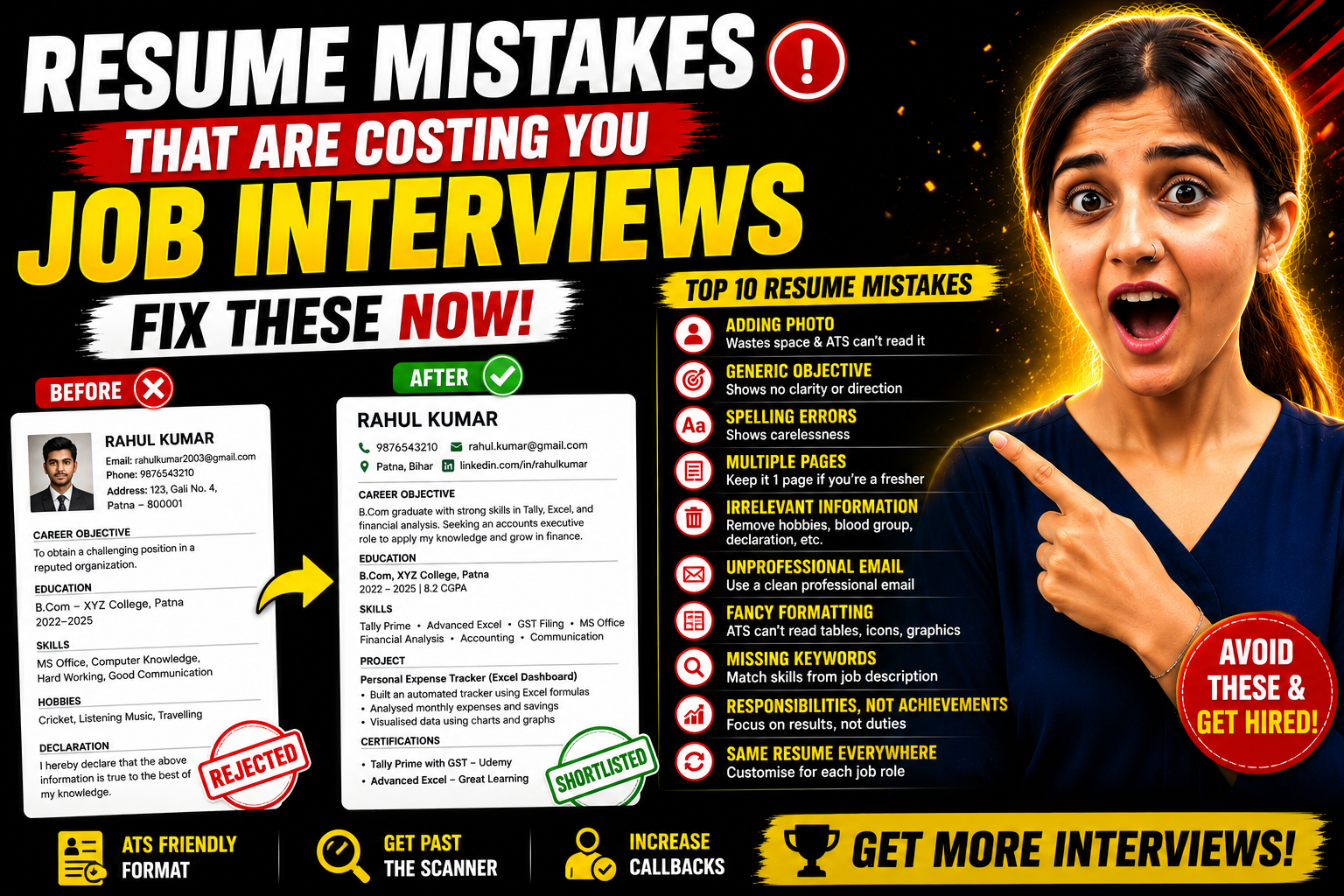 Resume Mistakes That Are Costing You Job Interviews