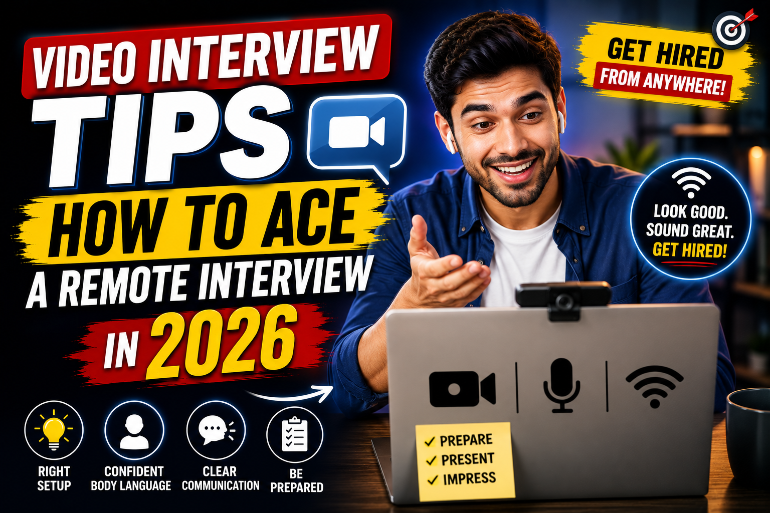 Video Interview Tips — How to Ace a Remote Interview in 2026